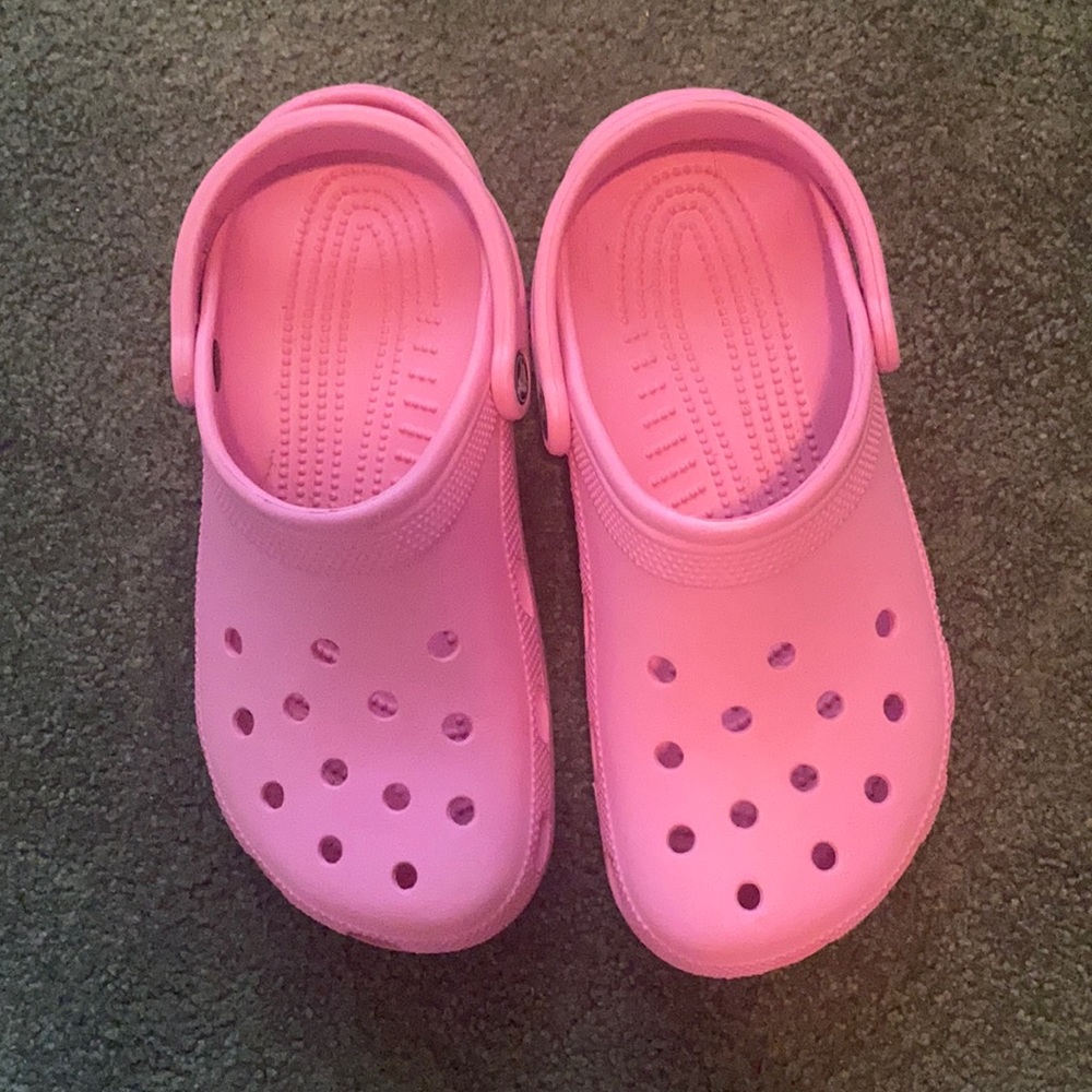 Pink Crocs